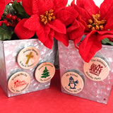 Holiday Wooden Magnets