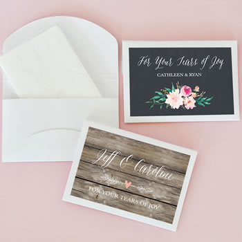 Personalized Floral Garden Tissue Packs