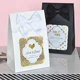 Sweet Shoppe Candy Boxes - Metallic Foil Wedding (set of 12)