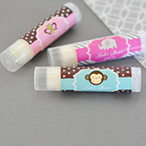 Personalized Baby Animal Lip Balm Tubes