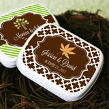 &quot;Fall for Love&quot; Personalized Mint Tins
