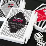 &quot;A Lucky Pair&quot; Vegas Themed Personalized Notebooks