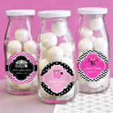 Sweet Sixteen (or 15) Personalized Milk Bottles