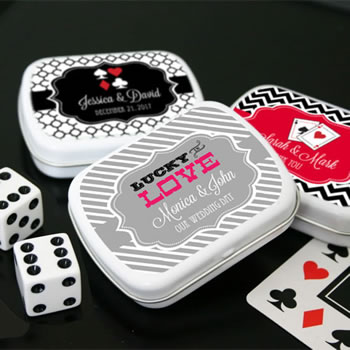 Casino Themed Mint Tin Favors