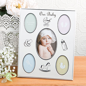 Baby Collage Aluminum Frame From Gifts By Fashioncraft Nice Price Favors