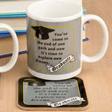 Grad mug & Coaster set - 2 assorted styles from gifts by fashioncraft