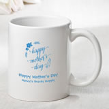 Personalized White ceramic coffee mug - Mother's Day Design
