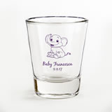 Baby Shower Design your own collection screen printed shot glass from fashioncraft