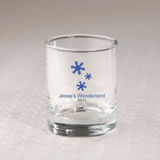 Personalized Winter Shot Glass / Votive Favors 3.5 oz