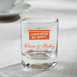 Personalized Shot glass or votive from fashioncraft - birthday design