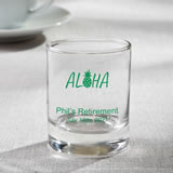 Personalized Shot glass or votive from fashioncraft - tropical design