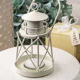 Lighthouse Luminous metal  lantern from fashioncraft