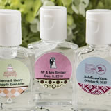 Personalized expressions hand sanitizer favors