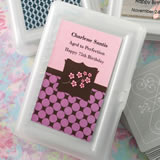 Personalized  Anniversary, Birthday Expressions collection playing cards with a designer top