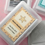 Personalized  expressions collection playing cards with a designer top