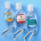 Anniversary, Graduation, Retirement Personalized expressions Hand sanitizer in a clear plastic conta