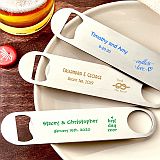 Design your own collection screen printed  7 inch stainless steel bartenders bottle opener