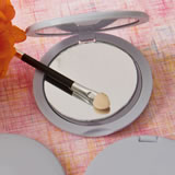 <em>Perfectly Plain Collection</em> Silver Compact  Mirrors