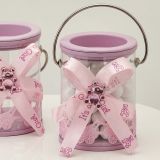 Baby girl pink decorated Paint can