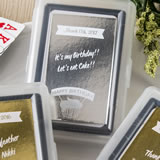 baby Shower, Birthday Personalized Metallics Collection playing card favors