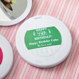 Personalized compact mirror from fashioncraft - birthday design