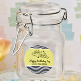 Personalized Classic Apothecary Glass Jar - Birthday Design