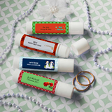 <em>Design Your Own Collection</em> Lip Balm Favors - Holiday Themed