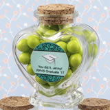 Graduation Personalized Expressions Collection heart shaped glass jars