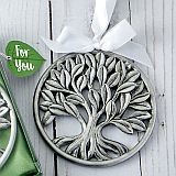 Tree of Life pewter finish hanging ornament