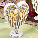 Angel wings design statue with light up LED