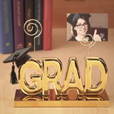 Luxurious Grad clip picture holder in Gold From Gifts by fashioncraft