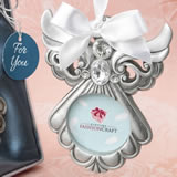 Memorial Angel ornament with picture frame from fashioncraft