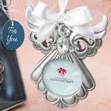 Angel ornament with picture frame from fashioncraft