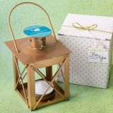 Personalized expressions collection Love lights the way luminous lantern in a  matte gold finish