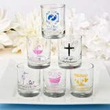 Personalized Votive / Shot Glass Favors - Baby Shower Exclusive Designs 3.5oz