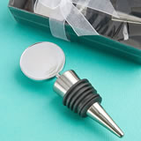 <em>Perfectly Plain Collection</em> Wine  Bottle Stopper Favors