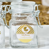 Apothecary Jars with hinged lid from our Personalized Metallics Collection