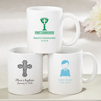 Religious White Ceramic Coffee Mug