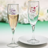 Personalized Champagne Flutes with Exclusive Designs