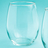 Perfectly Plain collection stemless wine glasses