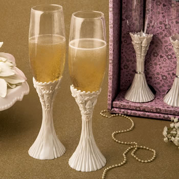 Fairytale design / Cinderella theme flute champagne set