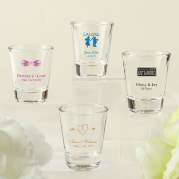Design your own collection screen printed shot glass from fashioncraft