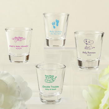 baby shower shot glass favors