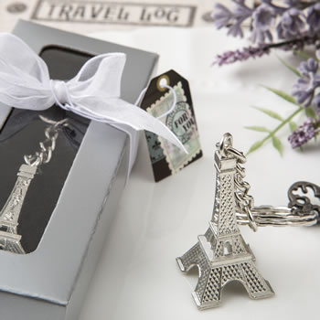 Eiffel tower metal key chains from fashioncraft