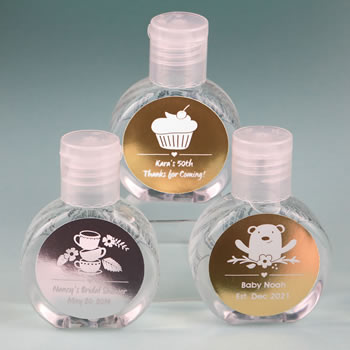 baby shower sanitizer favors