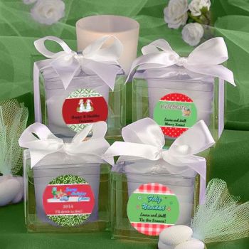 Fashioncraft's Design Your Own Collection Candle Favors - Holiday Themed