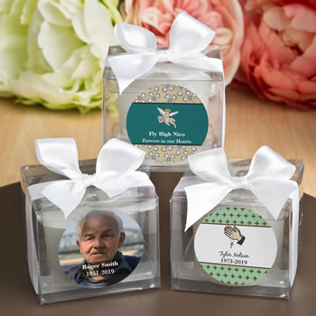 Fashioncraft's Personalized Memorial Collection Candle Favors