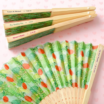 Personalized expressions Pineapple themed Fan