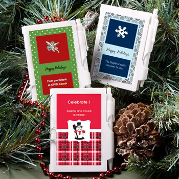 Personalized NoteBook Favors - Winter