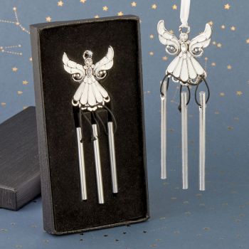 Metal with White epoxy Angel Wind Chime